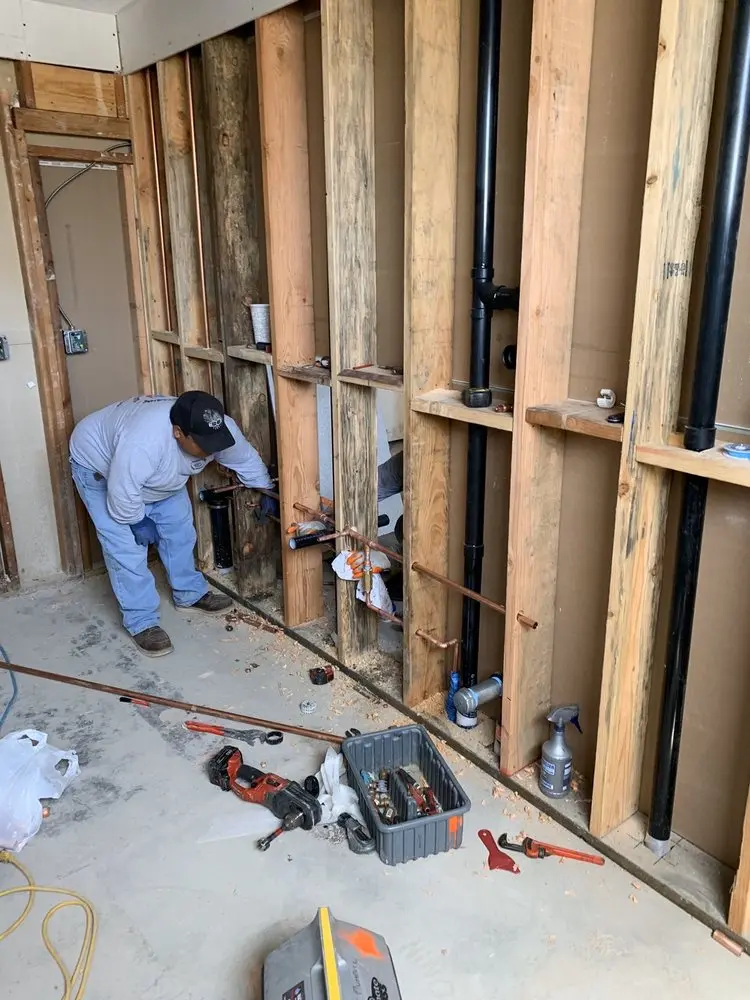 Commercial rough-in plumbing for Trenchless Sewer Repair in Byram